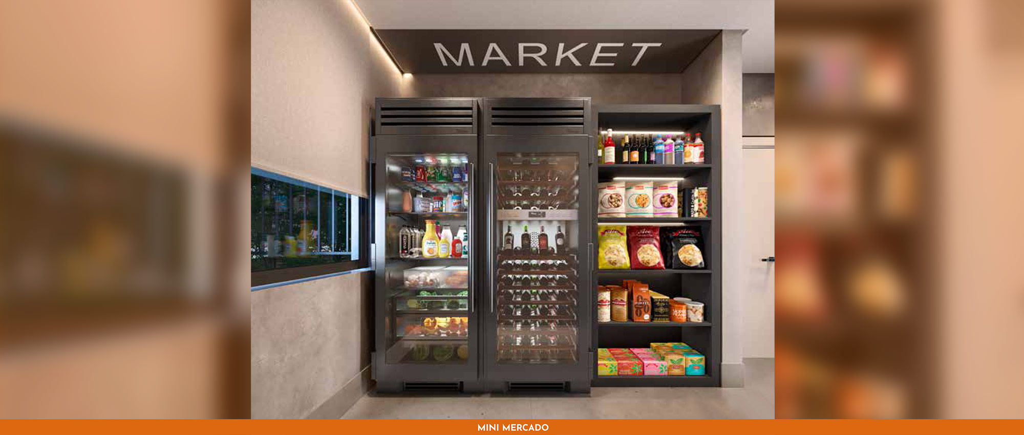 Mini-mercado e conveniência para o dia a dia